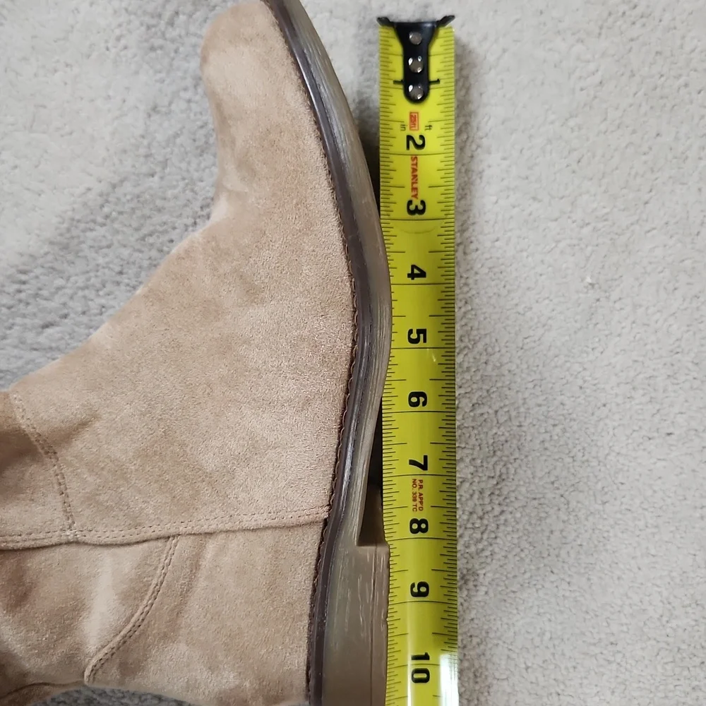 Women's Knee High Boots Flat Low Heel Stretchy Round Toe soft - 7.5 ordered